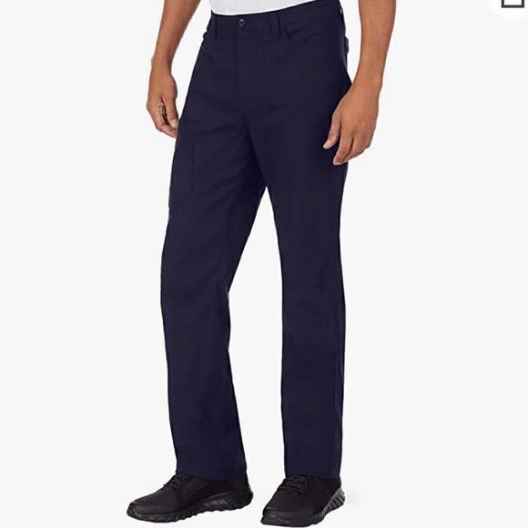 Men's Eddie Bauer 2-Way Stretch Soft Fleece Lined Tech Cargo Pant w/Pockets - Picture 3 of 8